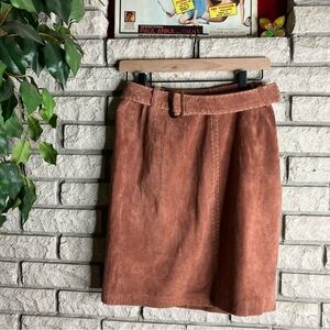 Vintage Suede Skirt